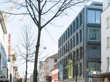 Geschäftshaus Büro P5  Mannheim Neubau Fassade