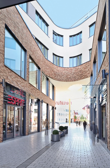 mercatura Aalen Quartier Innenstadt Fassade